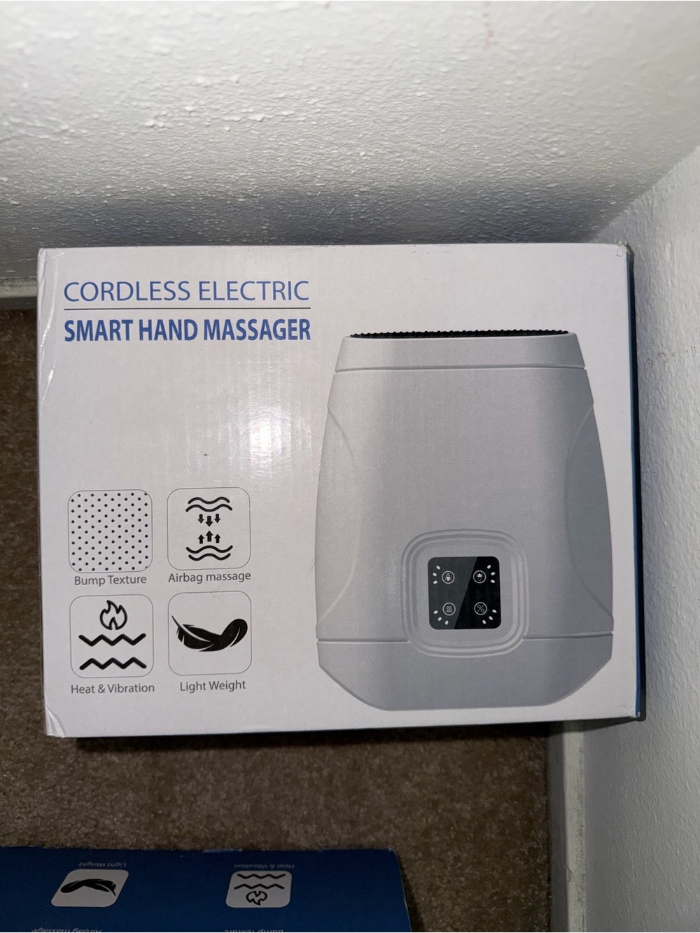 Cordless Electric Smart Hand Massager - Gray